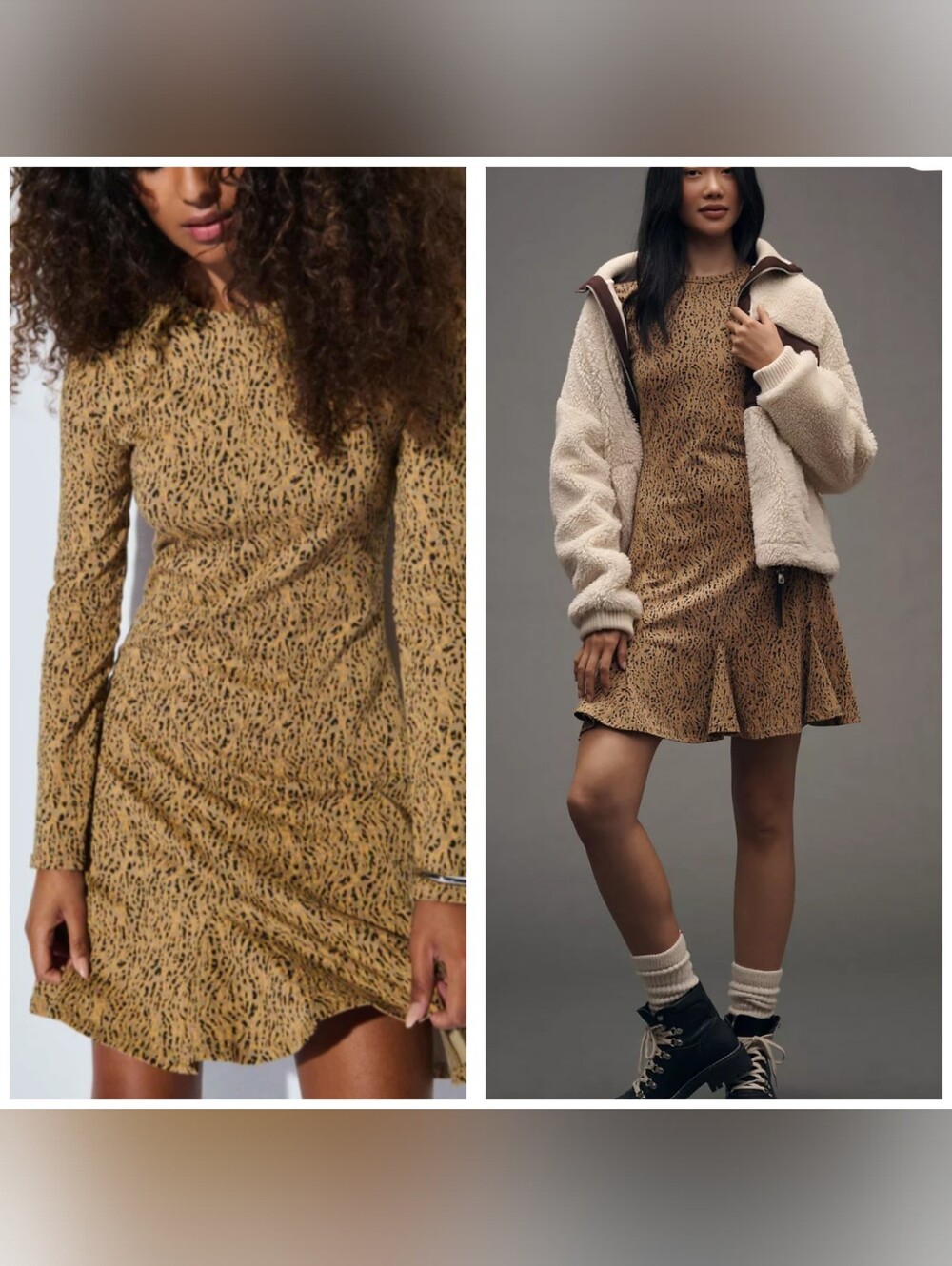 NEW Nation LTD Lyla Printed Mini Dress Size S Anthropologie
